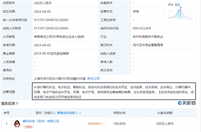 騰訊成立“騰任公司”，為國(guó)行Switch鋪路